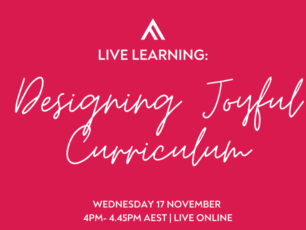 Designing Joyful Curriculum