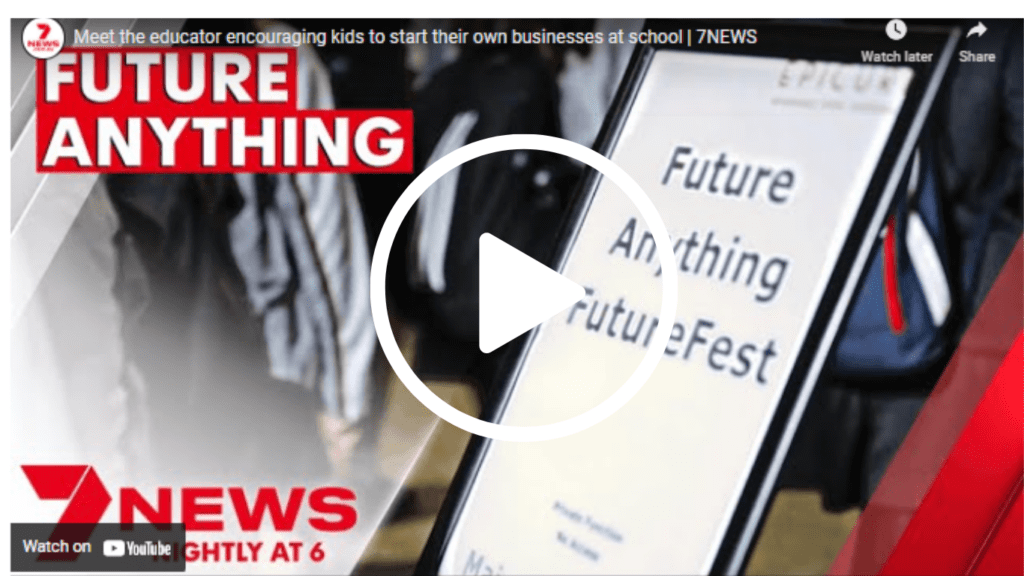 Future Anything live on Channel 7