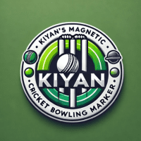Magnetic Cricket Bowling Marker